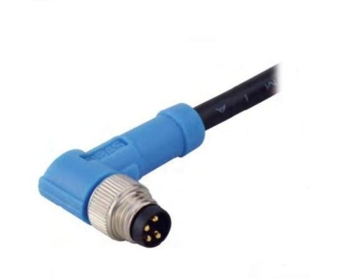 Customized male-female straight circular connector molding cable m12 m8 sensor electrical wire M8 M12 plug 6pin plug cable m8 sensor electrical wire connector