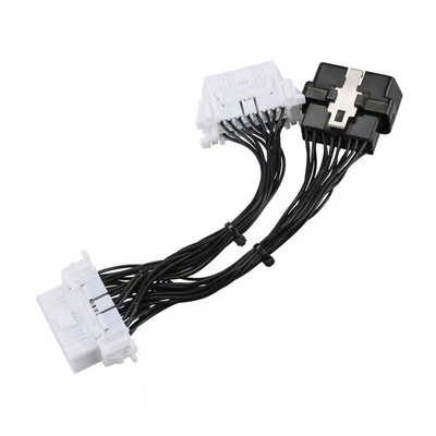 For All Cars 2021 OBDII 16Pin OBD2 16 Pin Male To Dual Extension Cable OBD Splitter Connector Female Cable For Toytoa